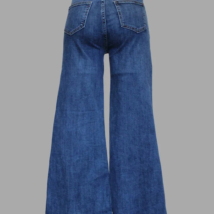 Jeans in denim a zampa