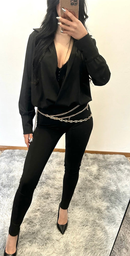 Tuta intera elegante effetto coordinato