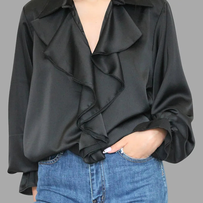 Camicia con dettaglio rouge