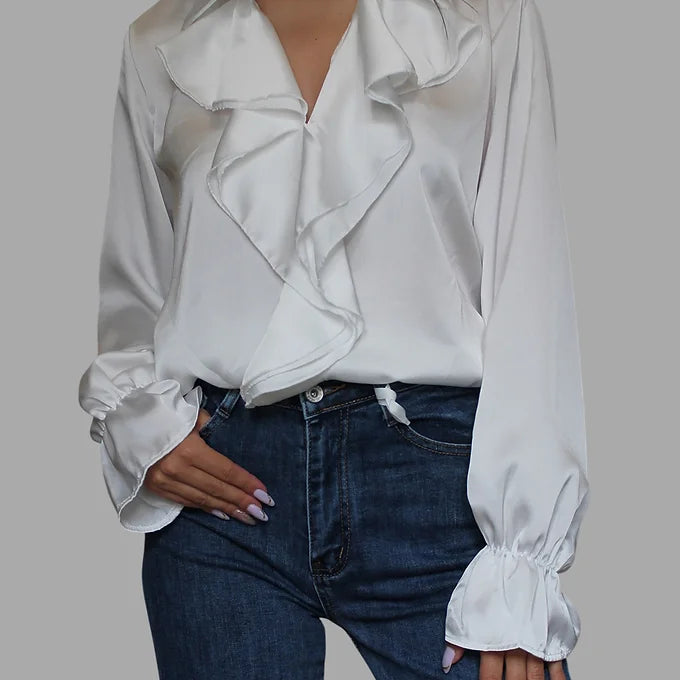 Camicia con dettaglio rouge