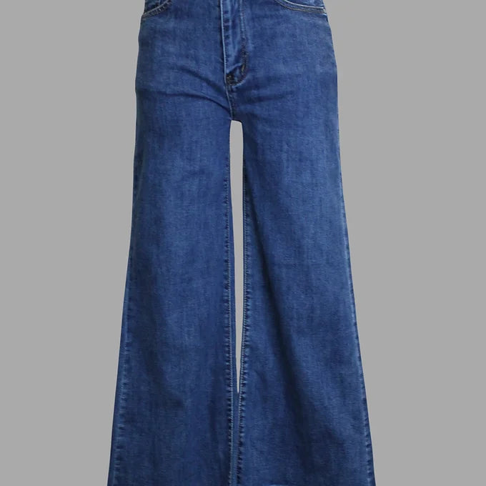 Jeans in denim a zampa