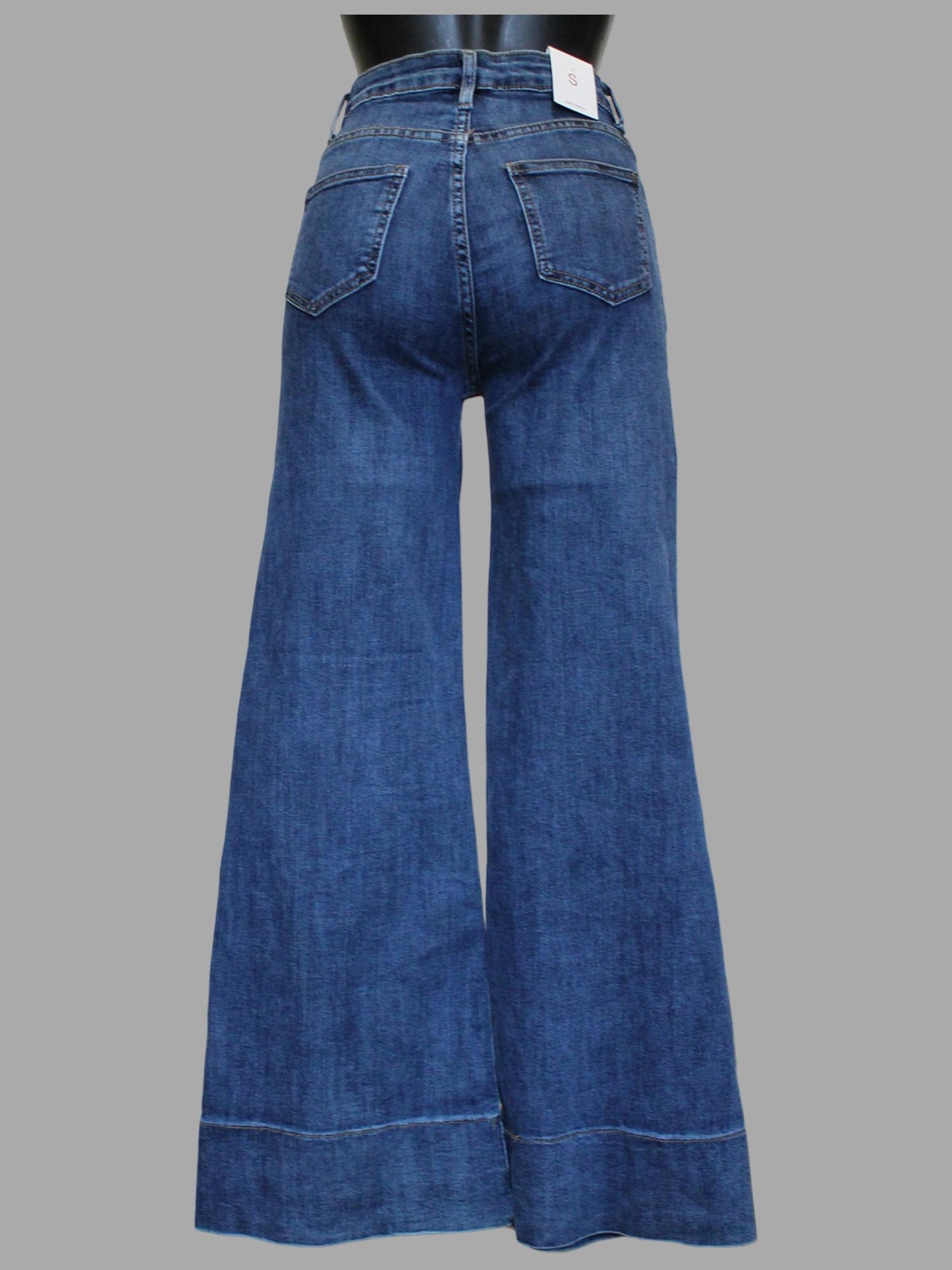 Jeans in denim a zampa