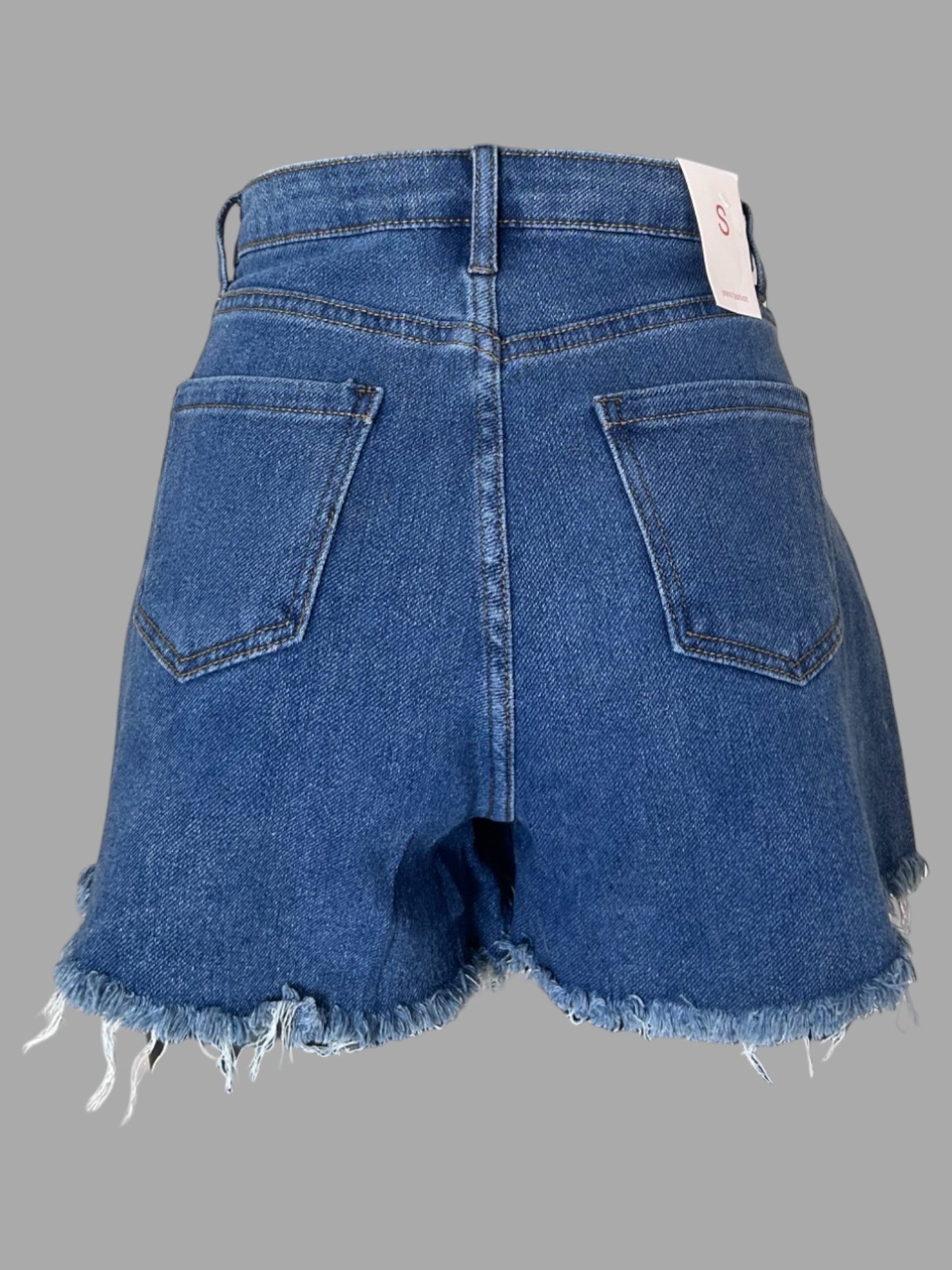 Shorts in jeans con strass