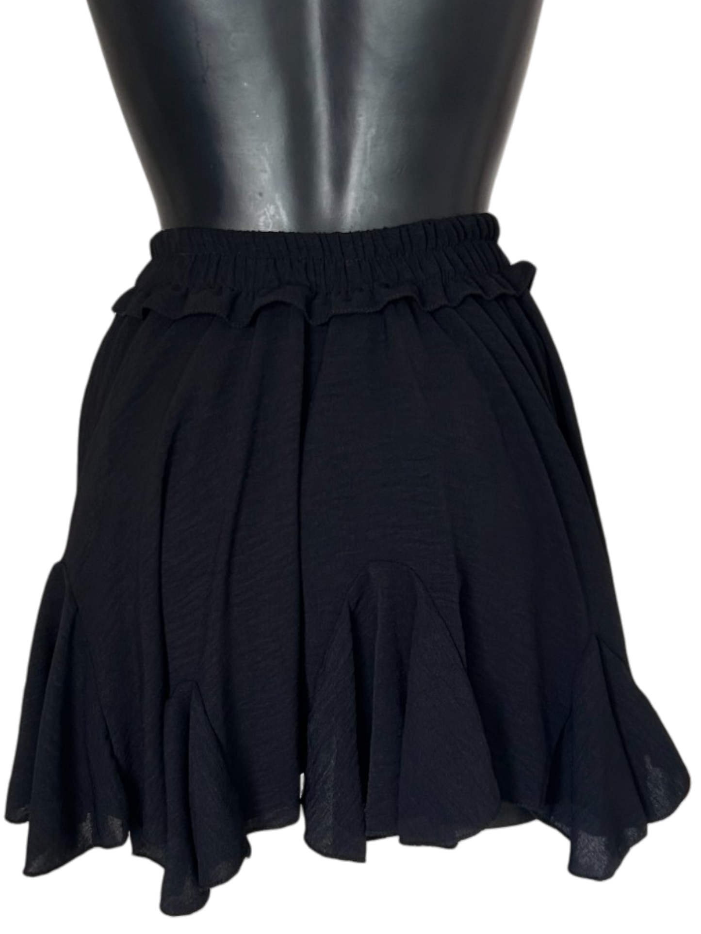 Gonna-pantaloncino con balze