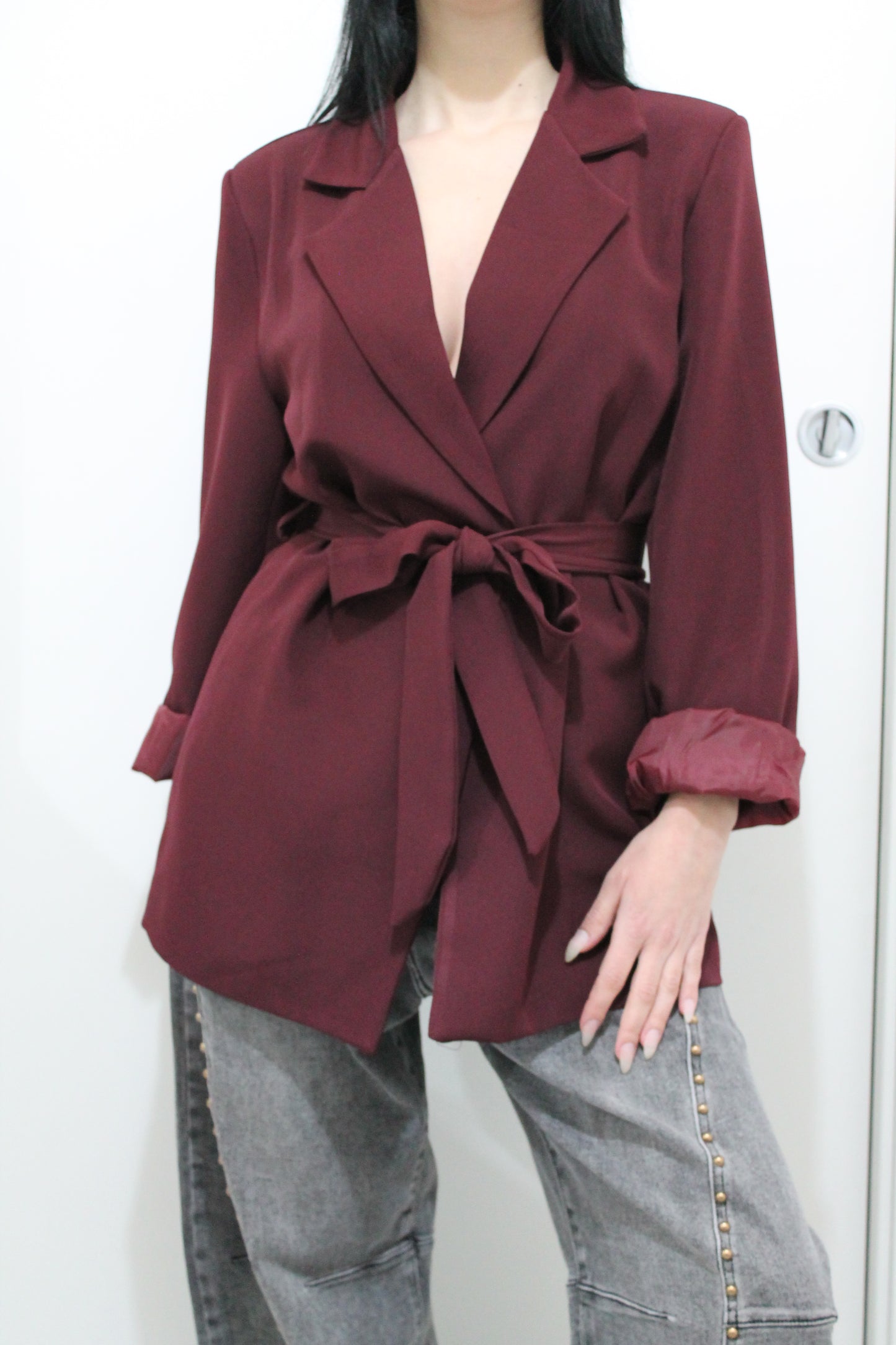 Blazer con cintura