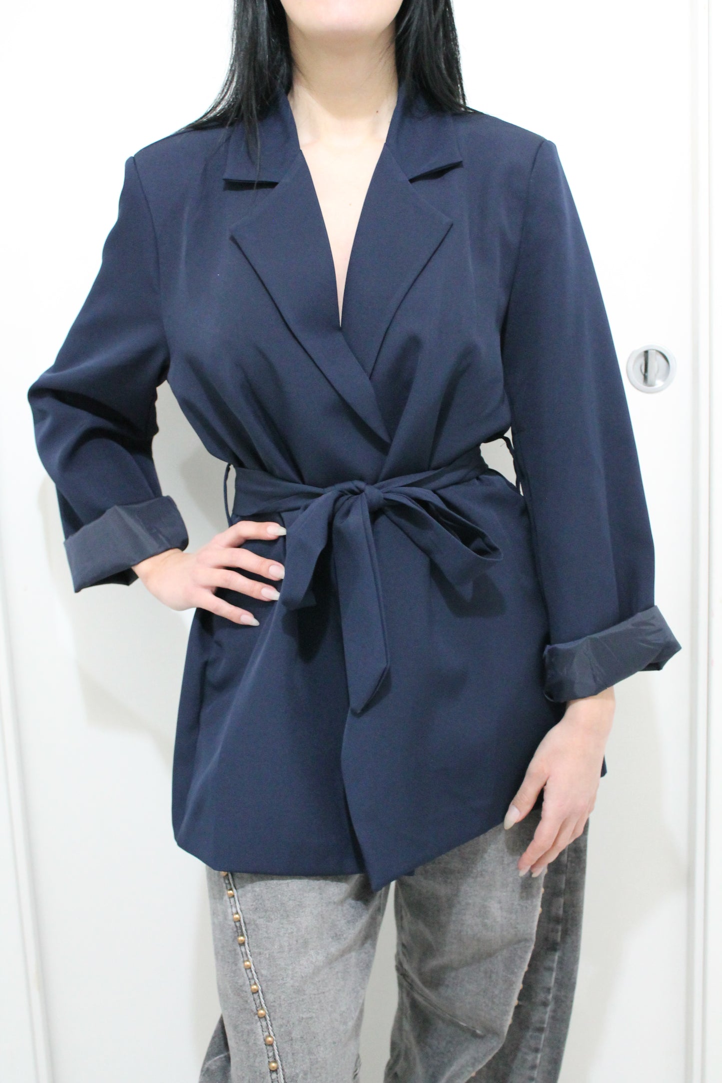 Blazer con cintura