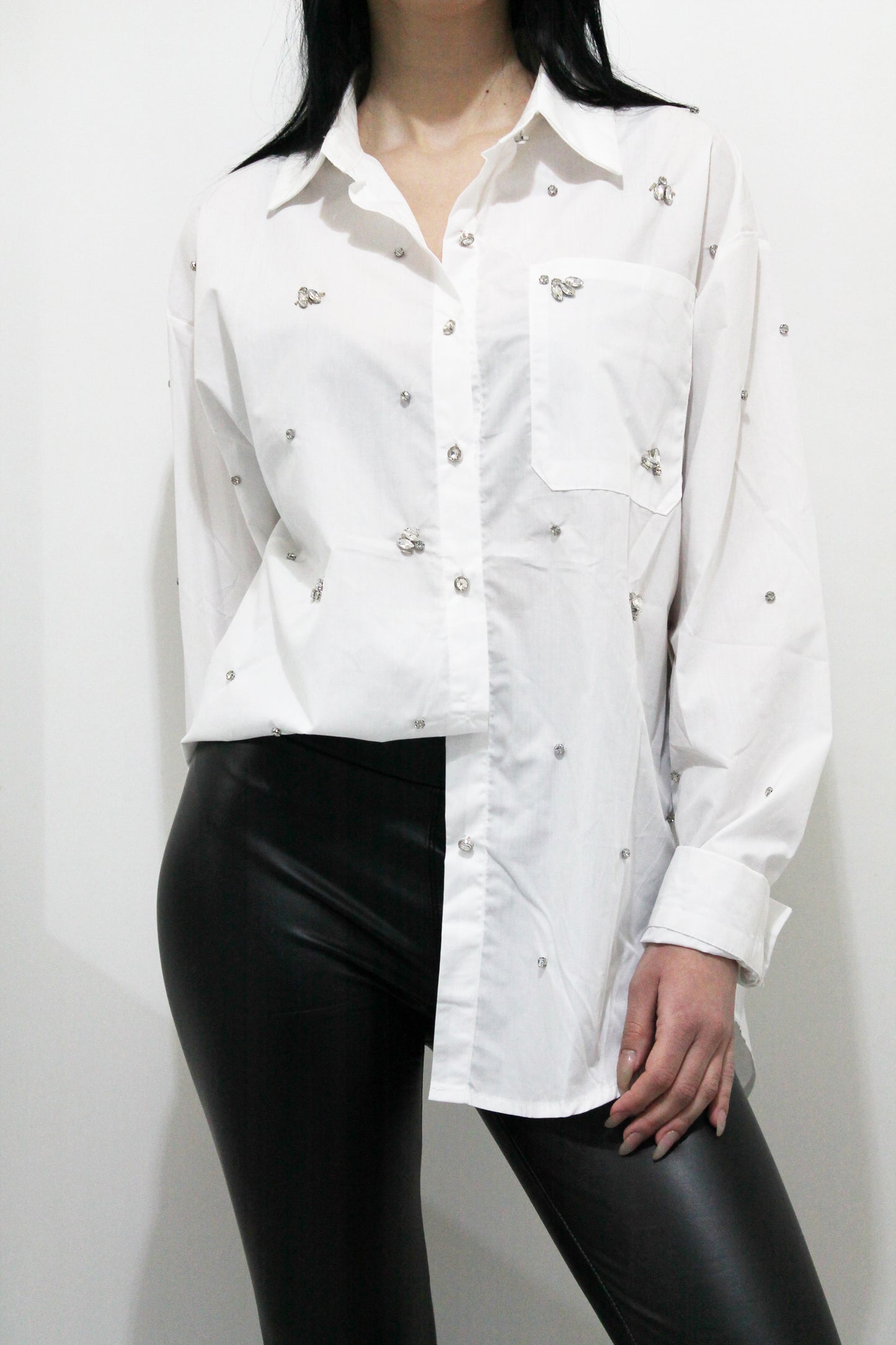 Camicia oversize "Sparkling Bees"