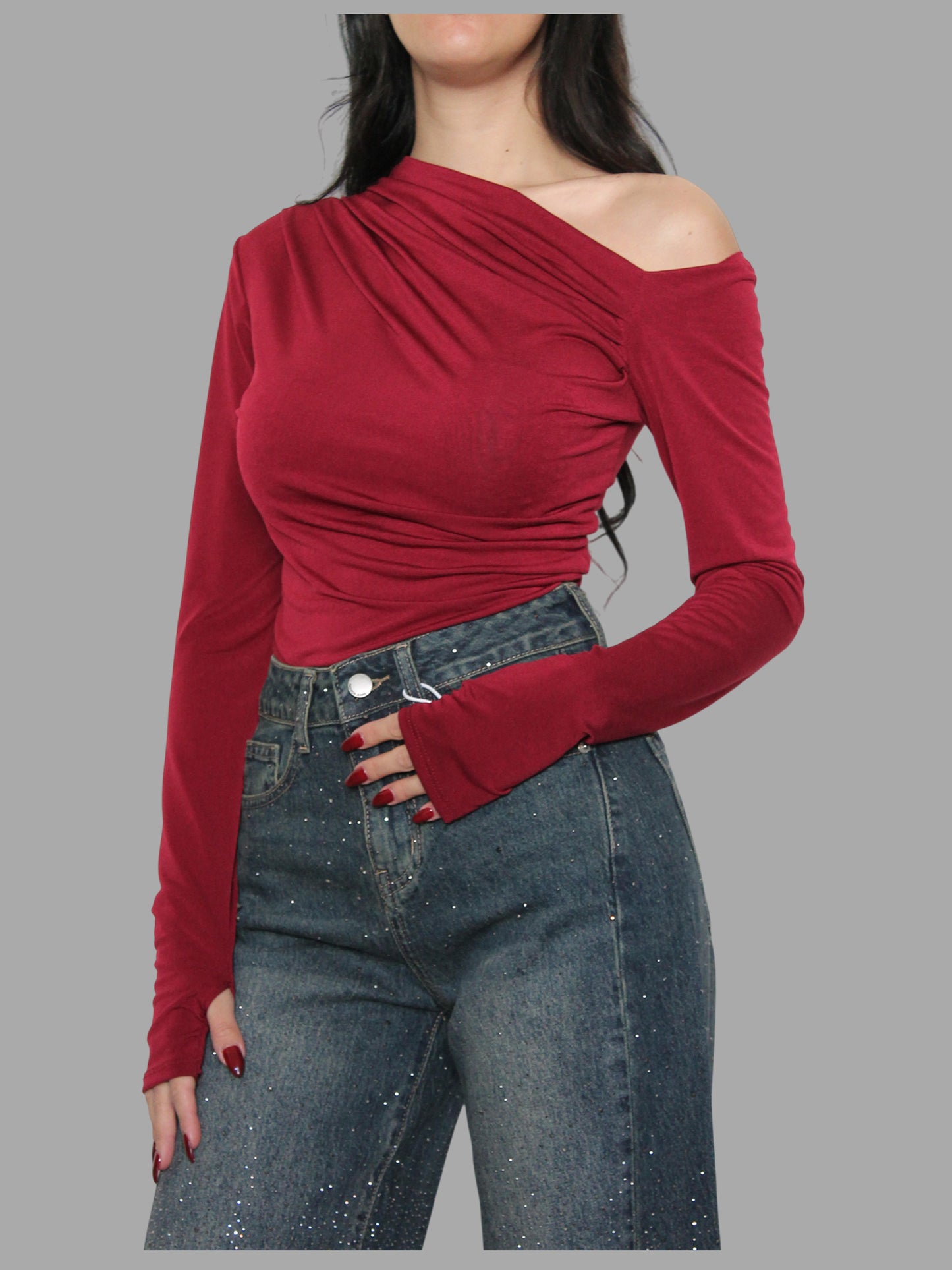 Maglia asimmettrica Sofie