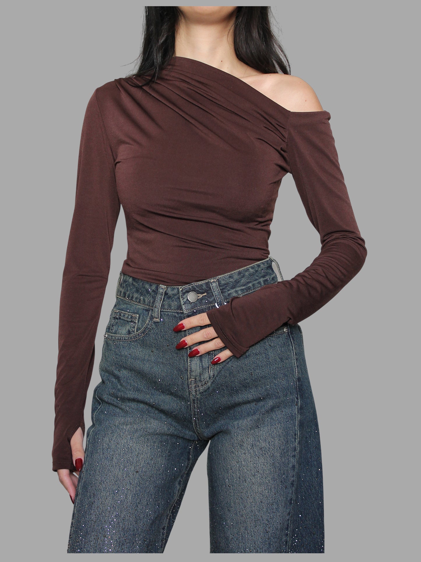 Maglia asimmettrica Sofie