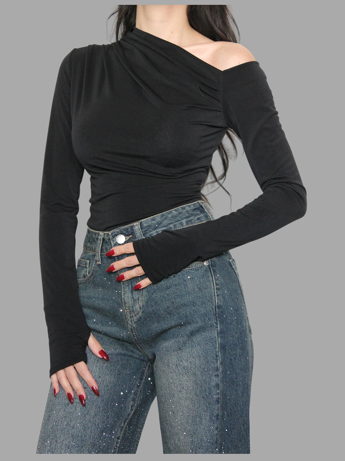 Maglia asimmettrica Sofie