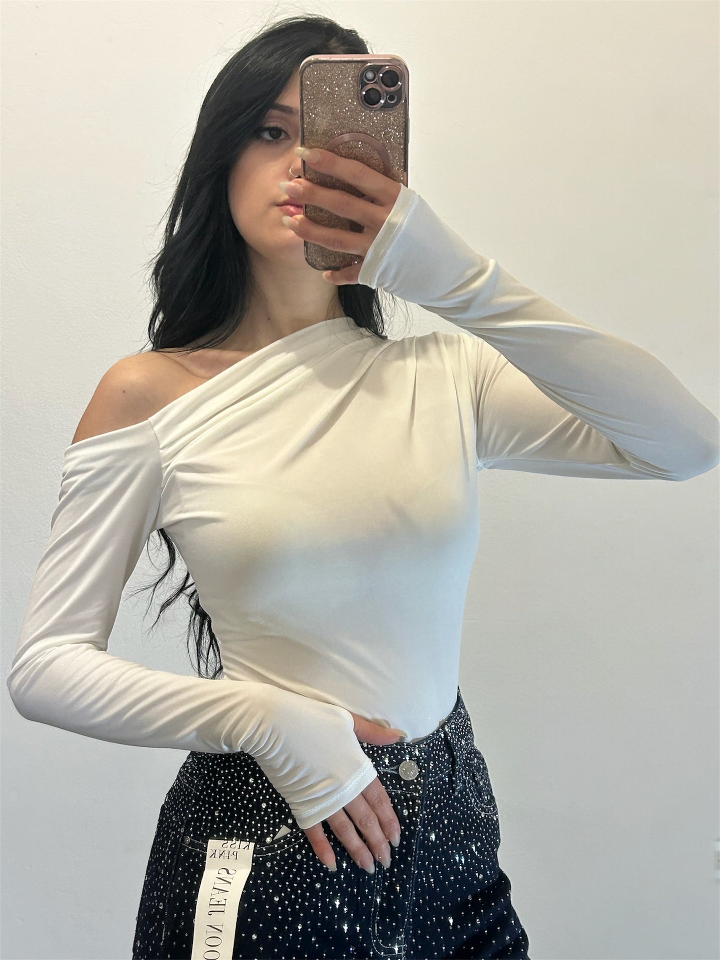 Maglia asimmettrica Sofie