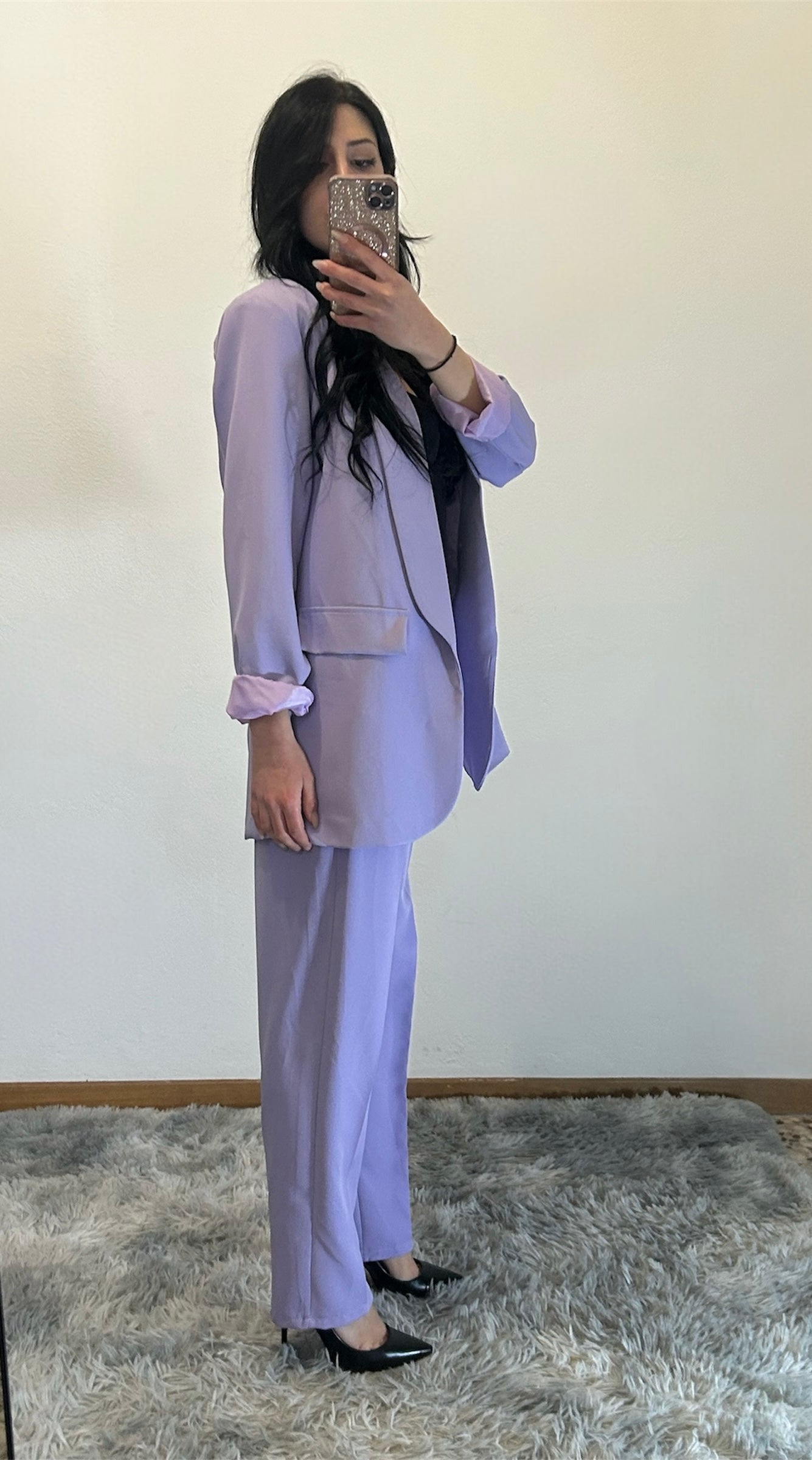 Completo giacca e pantalone con bottoni dorati