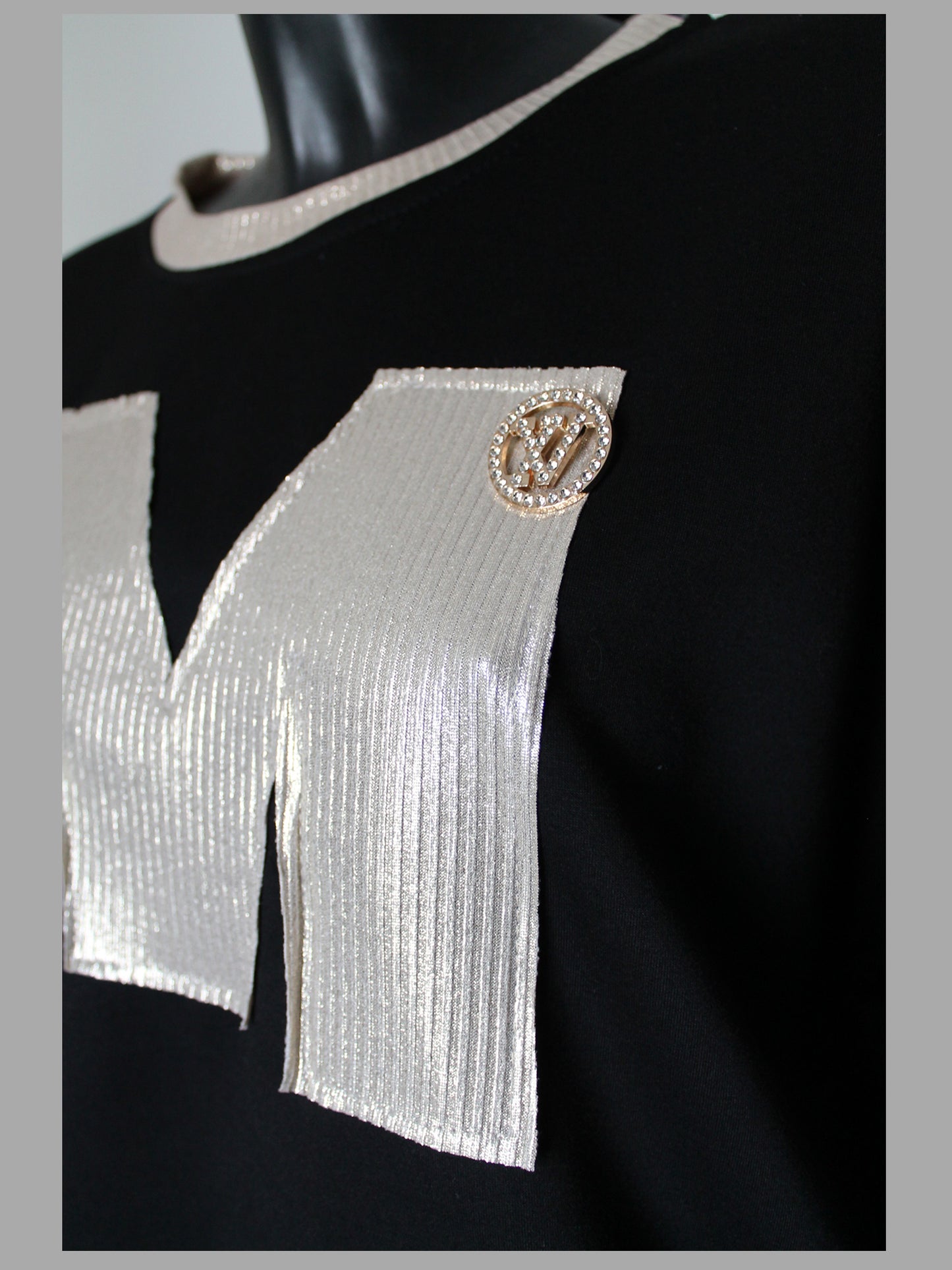 Coordinato Tuta Black & Gold Chic
