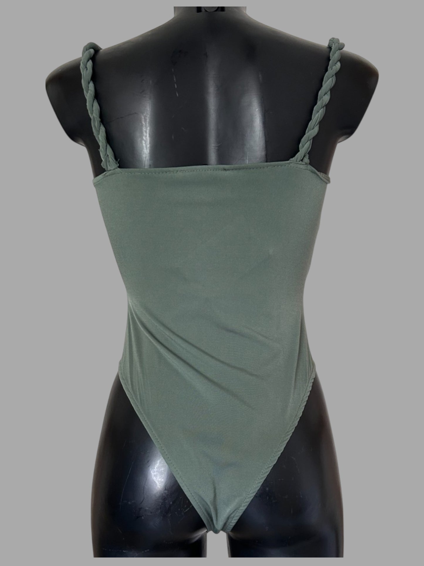 Body con spalline intrecciate