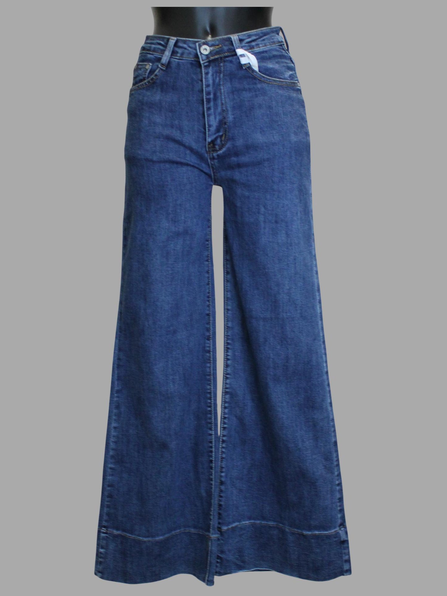 Jeans in denim a zampa