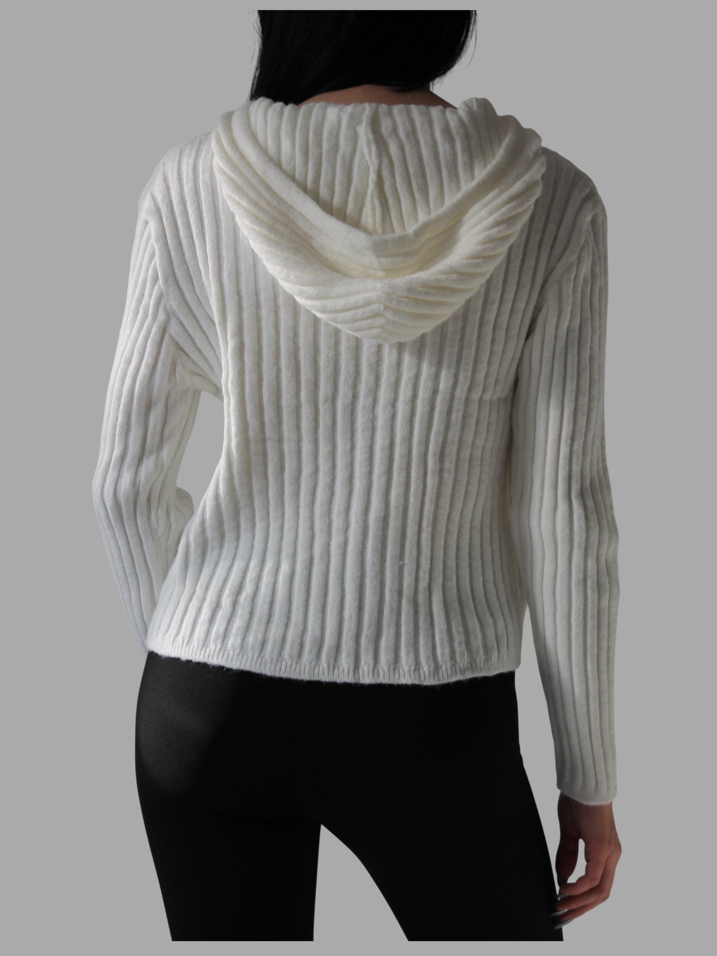 Felpa calda con cappuccio