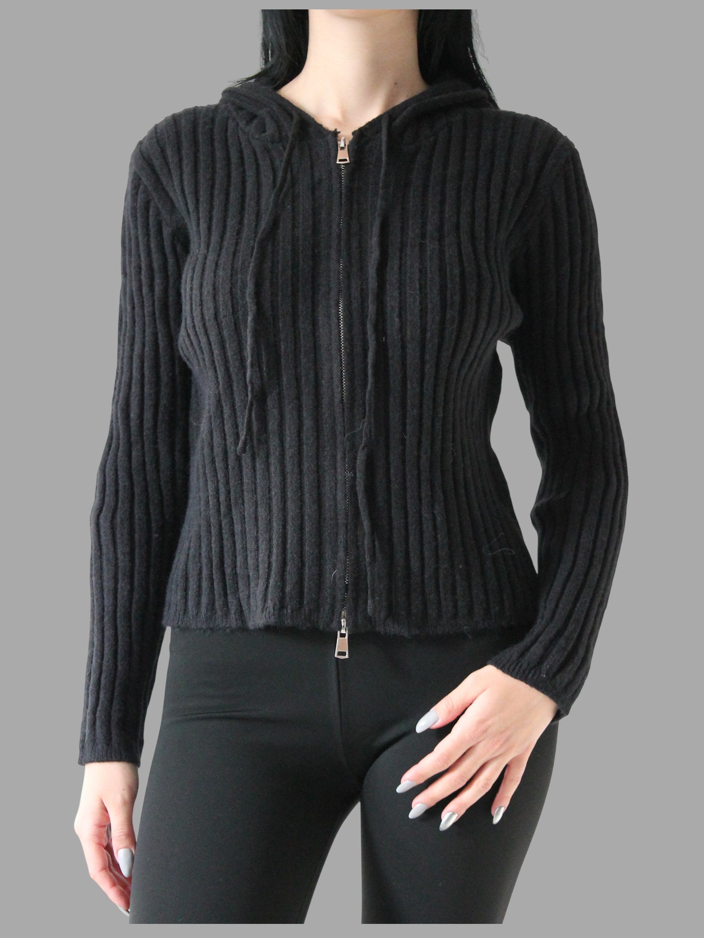 Felpa calda con cappuccio