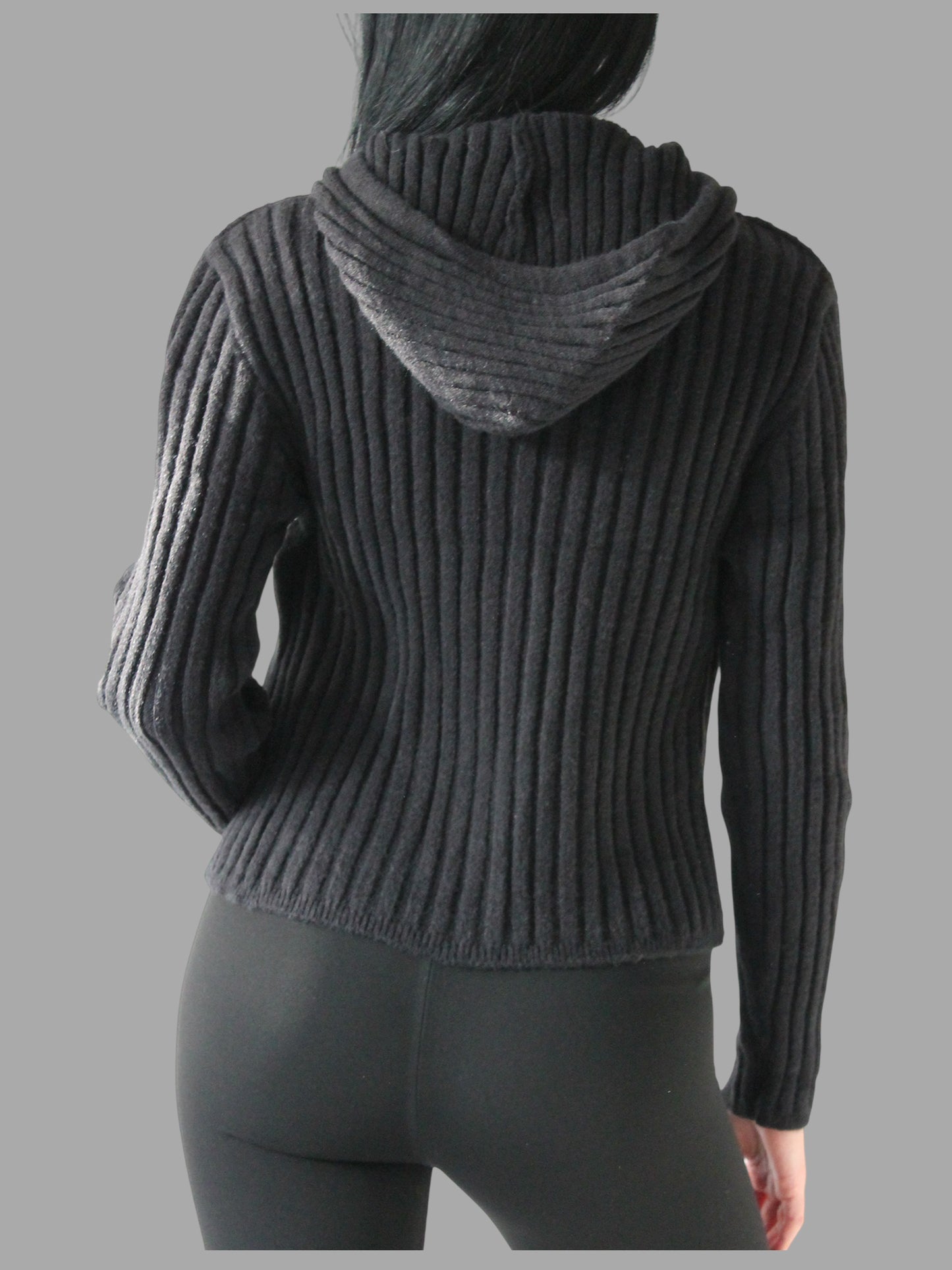 Felpa calda con cappuccio